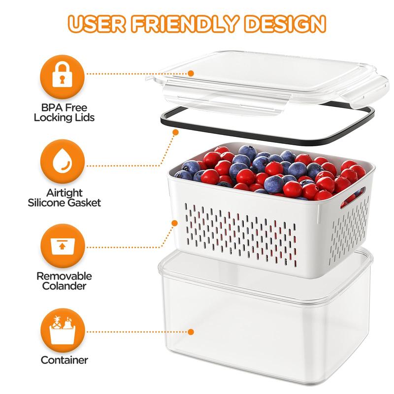 Selyn™ Fruit & Vegetable Storage Box Set (4-Count)